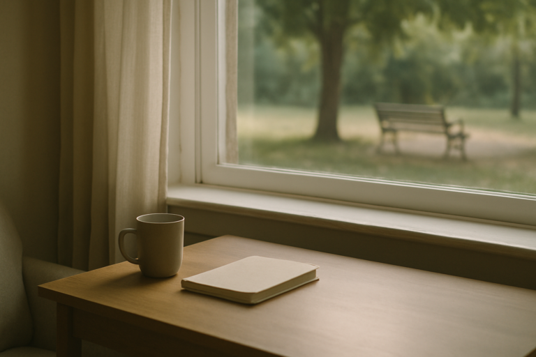 Photorealistic editorial photography header image for an article on How Are Anxiety and Stress Different? A Clinical Guide